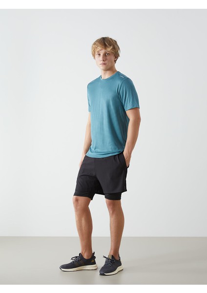 Yeni Sezon Slim Fit Erkek Taytli Sort - S52611Z8