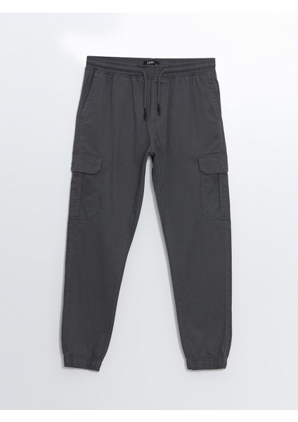 Yeni Sezon Standart Kalip Gabardin Erkek Jogger Pantolon - S53181Z8