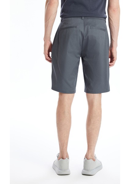 Yeni Sezon Standart Kalip Gabardin Erkek Sort - S4BR56Z8
