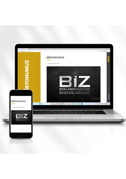 Matbaa, Reklam ve Grafik Tasarım Ofisleri Için Hazır Tanıtım Web Sitesi Kod: 4.sitenizin.com