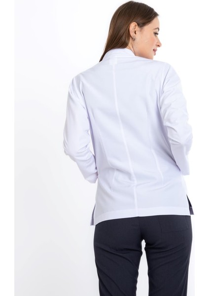 Beyaz Ceket Boy Uzun Kol Hakim Yaka Doktor Önlüğü fırsatları