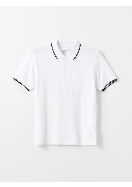 Yeni Sezon Polo Yaka Kisa Kollu Erkek Dokulu Tisort - S52872Z8 indirimleri