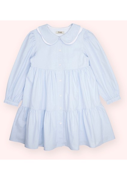 Kız Çocuk Mavi Elbise
