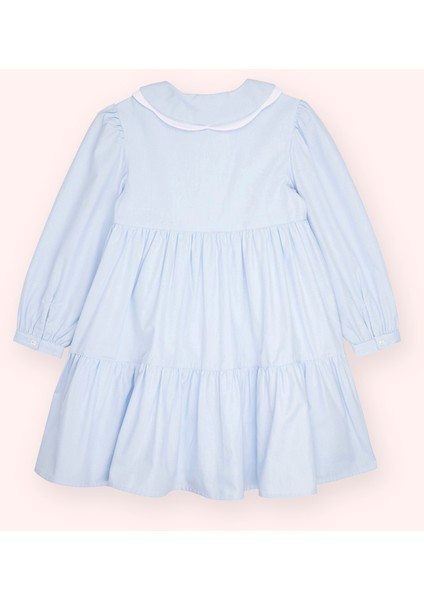 Kız Çocuk Mavi Elbise modelleri