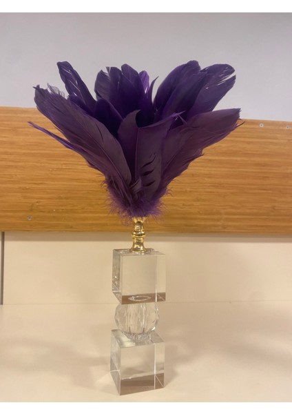 Dekoratif Kristal Mor Tüy Obje fiyatları