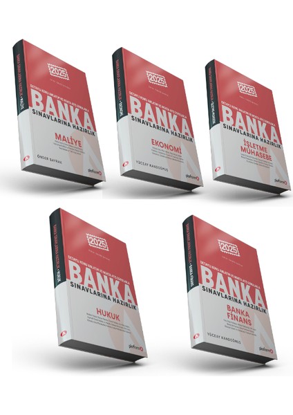 Banka Sınavlarına Hazırlık - Uzman & Müfettiş Yardımcılığı Seti