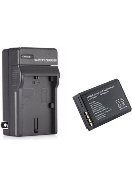 ,canon LP-E10 Için yedek Batarya + Şarj Cihazı (1100D / 1200D / 1300D)