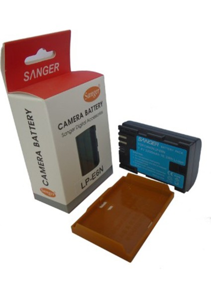 ,canon Lp-E6 Için yedek Batarya + Şarj Cihazı