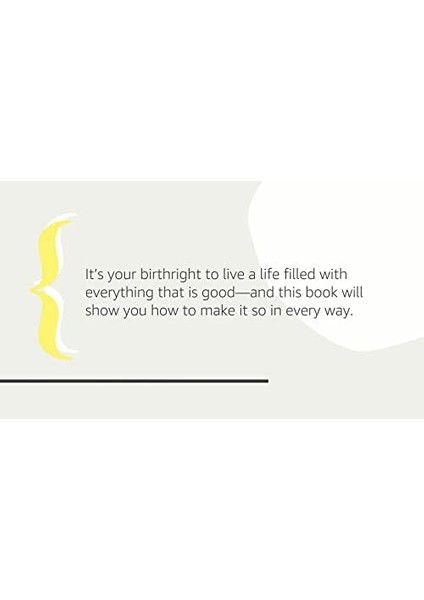 And It Is Given: Learning To Manifest Your Desires