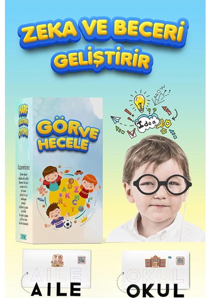 Harf Eşleştirme Oyunu Duyusal Eğitici Oyuncak - Eğlenceli Alfabe Öğrenme Ebeveyn Çocuk Etkileşimi