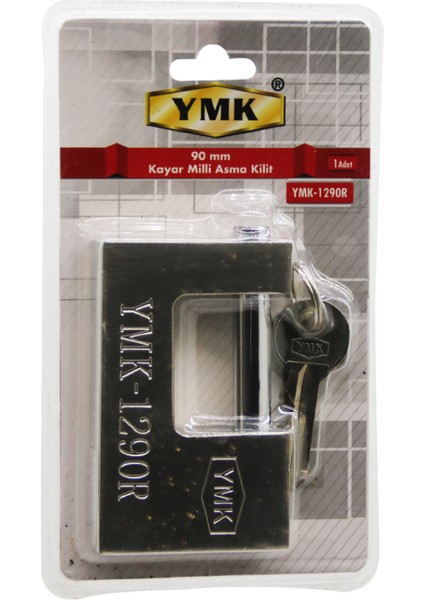 AYDOGANTICARET44 90MM Gri Kayar Milli Asma Kilit