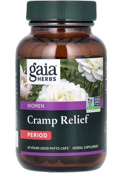Women, Cramp Relief, Period, 60 Vegan Liquid Phyto-Caps