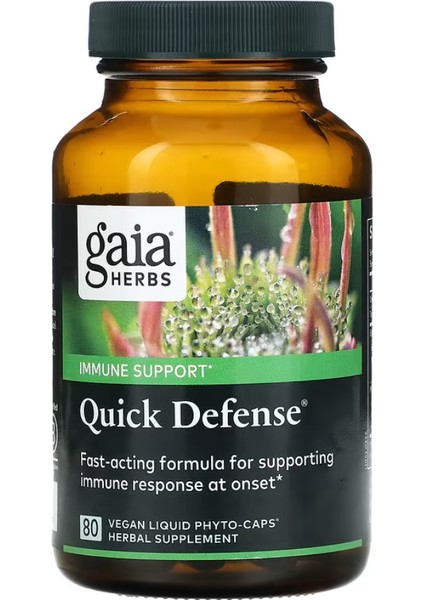 Quick Defense, 80 Vegan Liquid Phyto-Caps