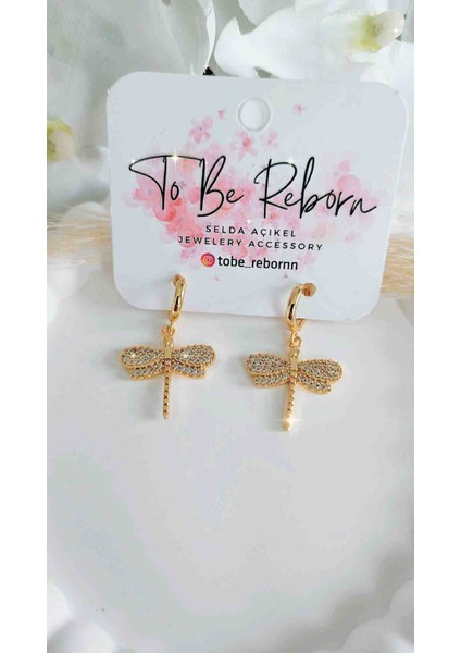 Çelik Zirkon Taşlı Yusufçuk Küpe indirimleri