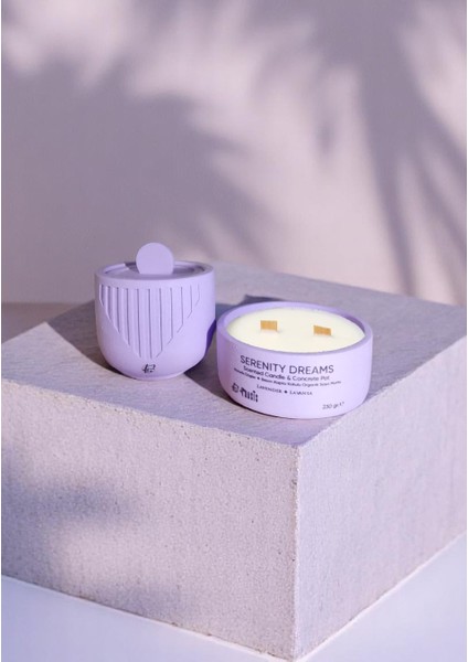 Dekoratif Beton Mum - Oasis Kokulu Organik Soya Mumu 230 Gr. fiyatları