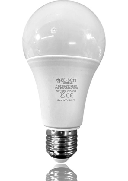 , (10 Adet) 18 W E27 Duy LED Ampül 6500K Beyaz Işık. LED Aydınlatma, 1620 Lümen, Iç Mekan, Odaaydınlatması