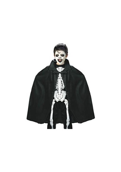 AYDOGANTICARET44 Siyah Renk Yakalı Halloween Pelerini 90 cm fırsatları