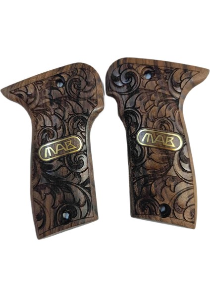 Mab 7.65 Mm Model D Ahşap Lazer Işlemeli Kabze