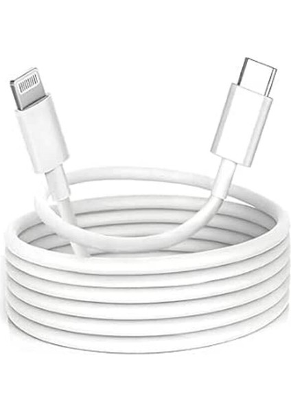 Apple iPhone 8 -X- Xs -Xr-11-12-13-14-Pro-Max-Plus Uyumlu Type-C Lightning Hızlı Şarj Kablosu