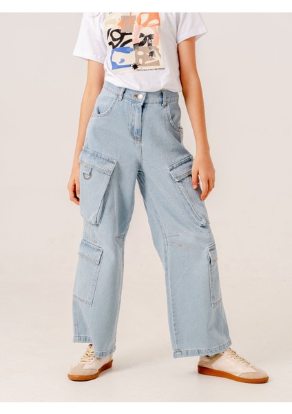 Kız Çocuk Diz Pensli Kot Pantolon 2197 fiyatları