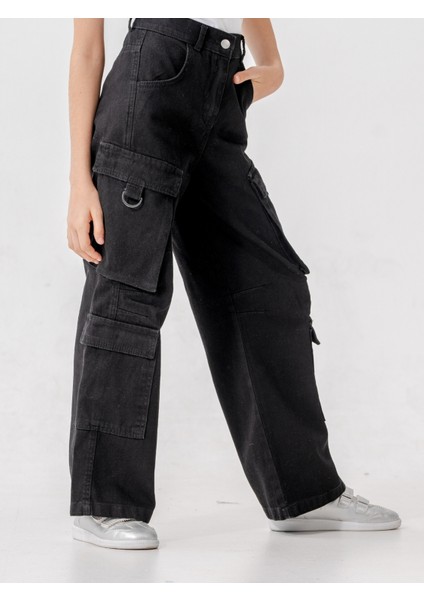 Kız Çocuk Diz Pensli Kot Pantolon 2197