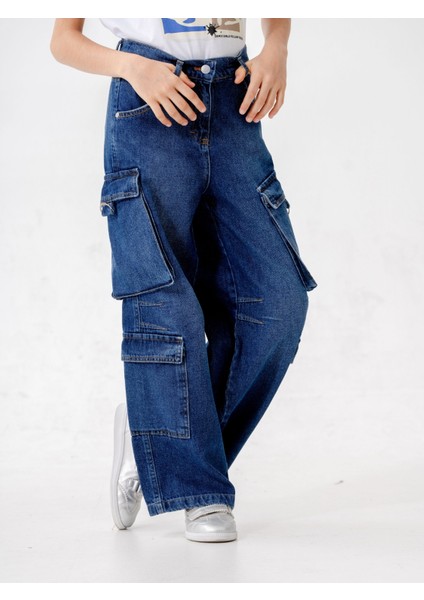 Kız Çocuk Diz Pensli Kot Pantolon 2197 fiyatları