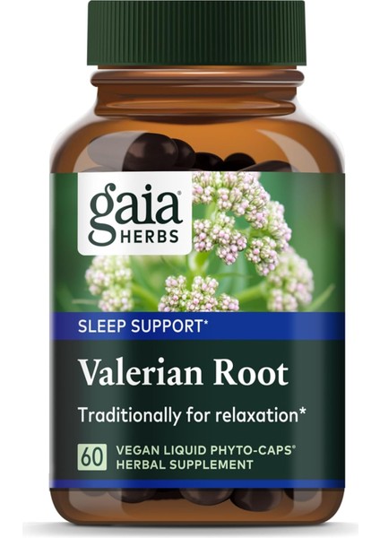Valerian Root Vegan Liquid Phyto 60 Capsules