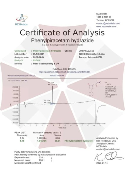 Labs Phenylpıracetam Hydrazıde Powder 5 gr