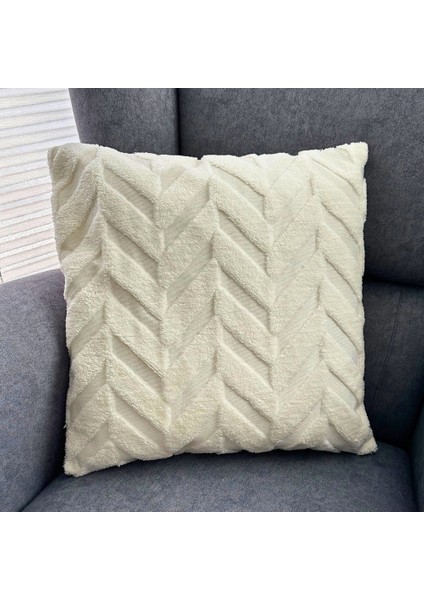 Desenli Yumuşak Dokulu Dekoratif Kırlent Kılıfı | 42 x 42 cm fiyatları