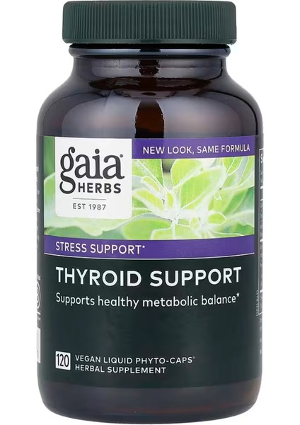 Thyroid Support, 120 Vegan Liquid Phyto-Caps