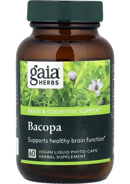 Bacopa, 60 Vegan Liquid Phyto-Caps (350 Mg Per Capsule)