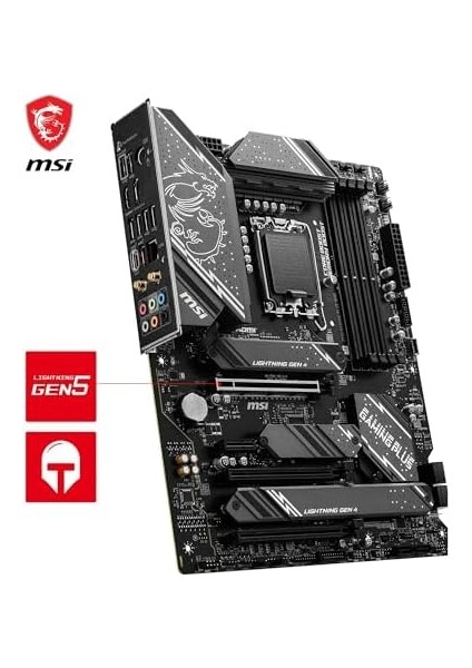 Z790 Gamıng Plus Wıfı Anakart, Atx - 12., 13. ve 14. Nesil Intel Core Işlemcileri . Jen, Lga 1700 - Ddr5 Memory Boost 7200+MHZ/OC, 1 x Pcıe 5.0 X16, 4 x M.2 Gen4, 2.5g Lan, Wi-Fi 6e