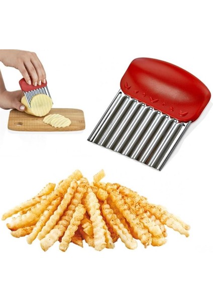 AYDOGANTICARET44 Pratik Kolay Patates Meyve ve Sebze Dilimleyici Doğrama Bıçağı fiyatları