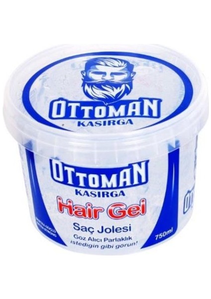 AYDOGANTICARET44 Ottoman Kasırga 750ML Hair Gel Saç Jölesi Extra Güçlü