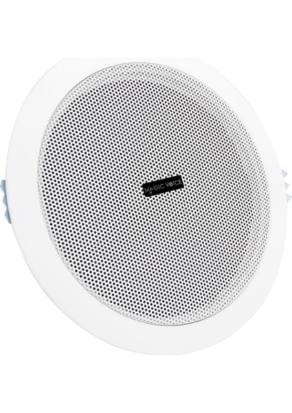 AYDOGANTICARET44 Magıcvoıce MV-6724 5 13 cm 8 Ohm 6 W Beyaz Alçıpan Hoparlör Trafosuz