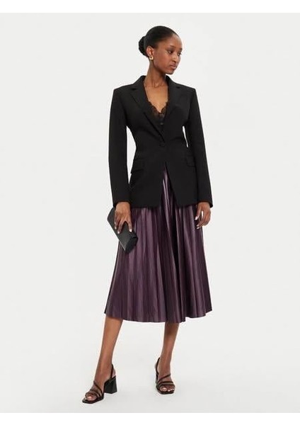 Villa Mint Bordo Maxi Etek