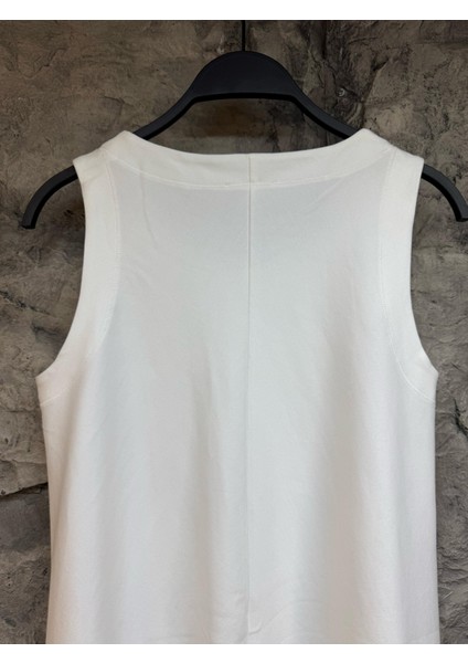 C.s Mavi Bisiklet Yaka Beyaz Elbise modelleri