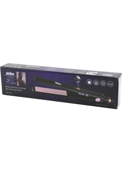 AYDOGANTICARET44 120X25MM Dijital Saç Düzleştirici Makine Seramik Kaplama 120-220℃ 360° Kablo=1.8mt SHD-1708