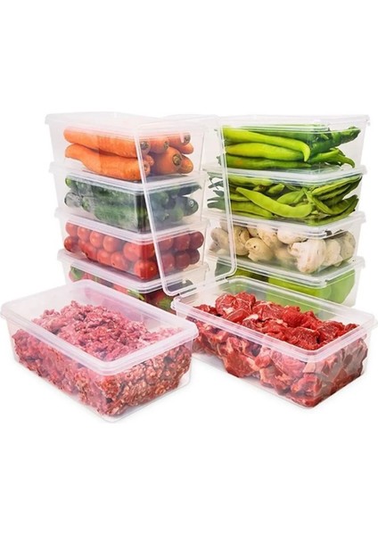 20 Adet 2000 ml Kapaklı Derin Dondurucu Difriz Saklama Kabı - Buzdolabı Düzenleyici 2 Litre Kapaklı modelleri