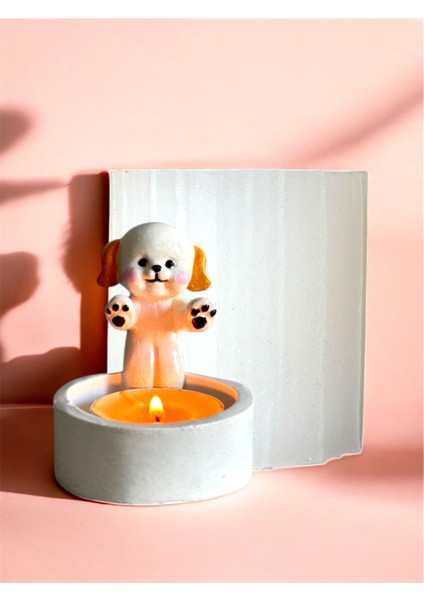 Köpek Model Tealight Mumluk Silikon Kalıbı fiyatları