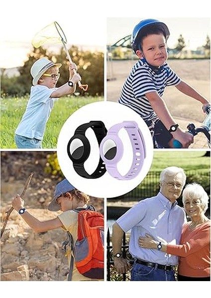 Airtag Uyumlu Bileklik Koruyucu Kılıf Anahtarlık Silikon Yüzey 360 Koruma Airtag Koruyucu indirimleri