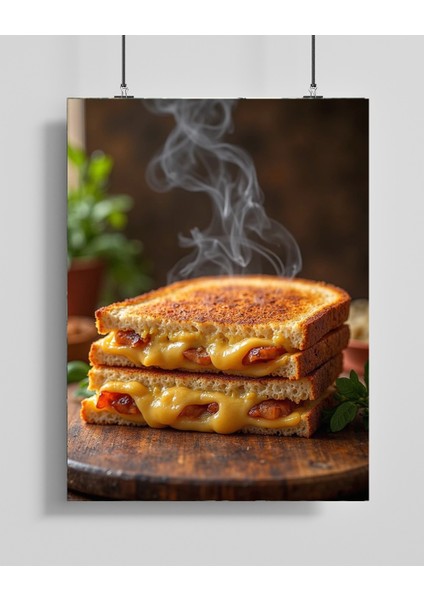 Sandviç Burger Mutfak Posteri