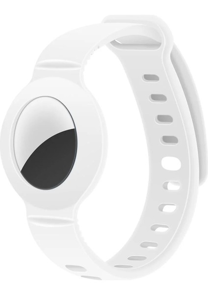 Airtag Uyumlu Bileklik Koruyucu Kılıf Anahtarlık Silikon Yüzey 360 Koruma Airtag Koruyucu