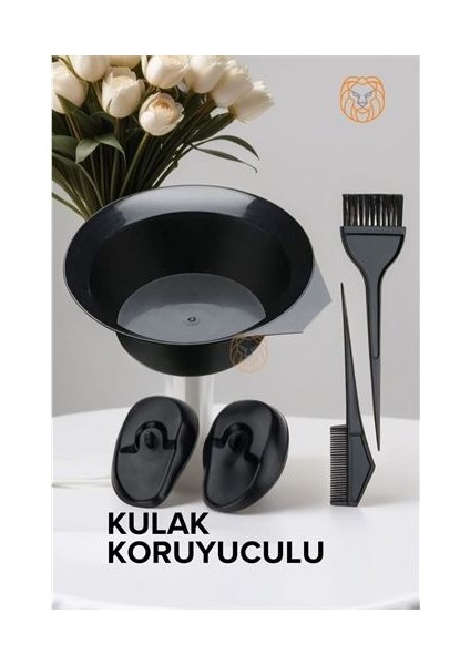 Kulak Koruyuculu Saç Boyama Seti