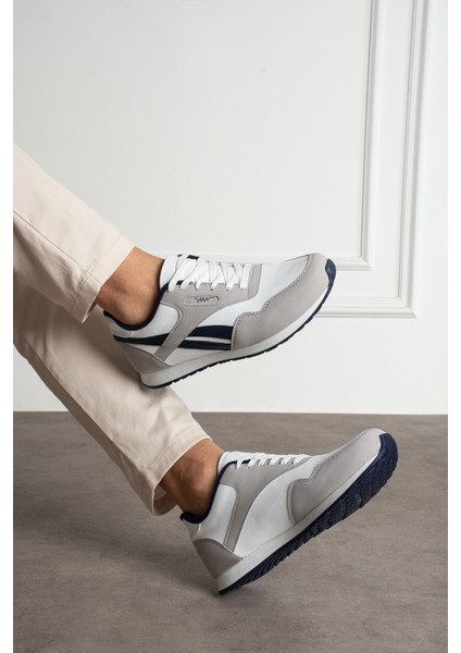 Günlük Rahat Bağcıklı Sneaker Ergonomik Esnek Taban
