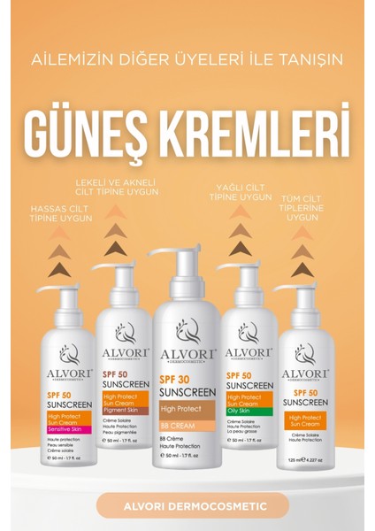 Alvori Dermocosmetic High Protect Bb Cream , Kapatıcı Özellik, Yüksek Koruma SPF 30 Güneş Kremi 50 ml fırsatları