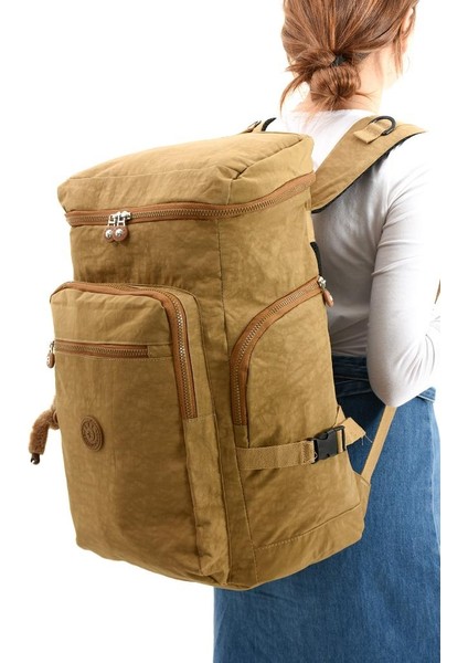 Unisex Dağcı Çantası Kamp Çantası Seyahat Çantası Hafif Klinkır Kumaş Outdoor Çanta 50*30 cm