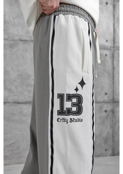 Füme Weirdx Yazılı Baggy Eşofman fırsatları