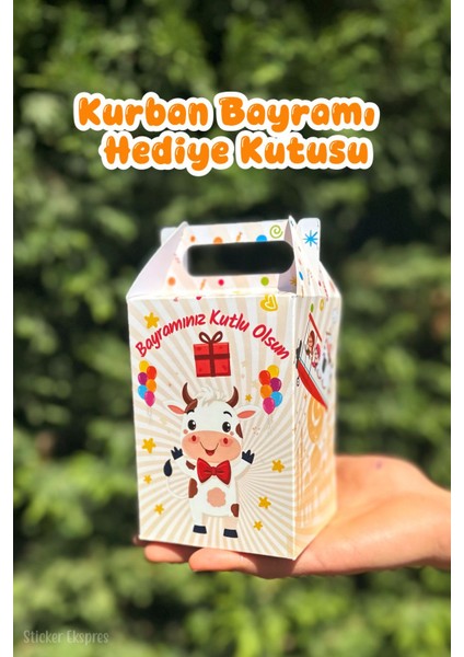 Kurban Bayramı Hediye Kutusu 10 Adet Özel Tasarım Bayramlık Kutu Hediye Paketi