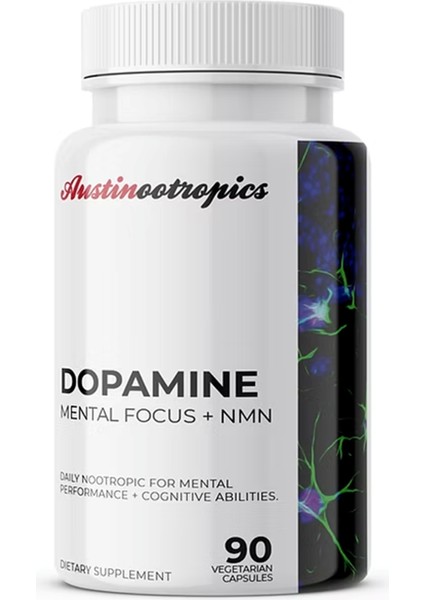 Dopamıne Mental Focus +Nmn 835 mg 90 Veg Capsul